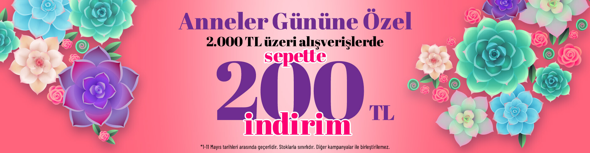 200 TL İndirim