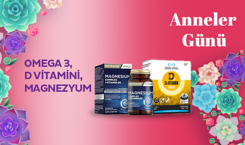 Omega 3, D vitamini, Magnezyum