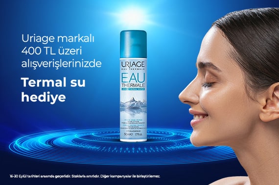 <a target="_blank" href="https://www.recete.com/uriage">Uriage</a> <a href="/uriage">marka ürün alana,</a> <a target="_blank" href="https://www.recete.com/uriage-thermal-water-50ml">Uriage Thermal Water 50ml</a> ürünü bedava.