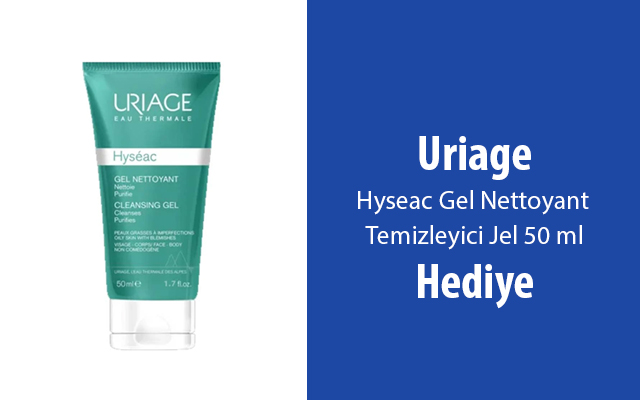 <b><a href="https://www.recete.com/uriage">Uriage Hyseac Gel Nettoyant Temizleyici Jel 50 ml Hediye!</a></b>