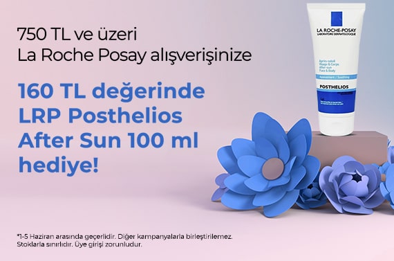 750 TL'lik alışverişe <a target="_blank" href="https://www.recete.com/lrp-posthelios-after-sun-100ml">LRP Posthelios After Sun 100ml</a> ürünü bedava.