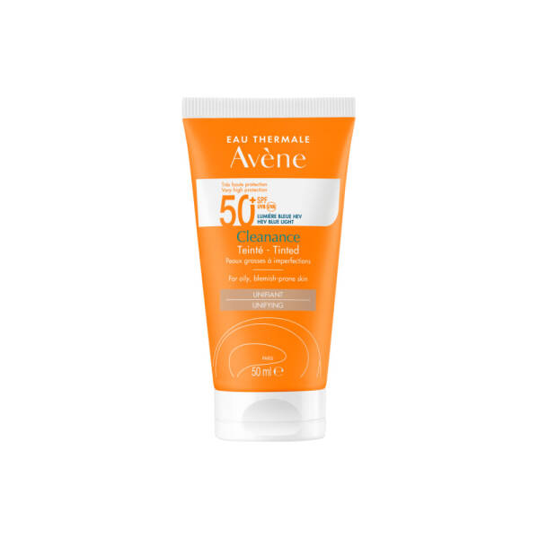 Avene Cleanance Yağlı Ciltler İçin Renkli Güneş Koruyucu SPF50+ 50ml - 1