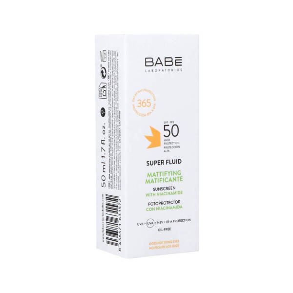 Babe Super Fluid Akışkan Matlaştırıcı Etkili Güneş Koruyucu SPF50 50ml - 1
