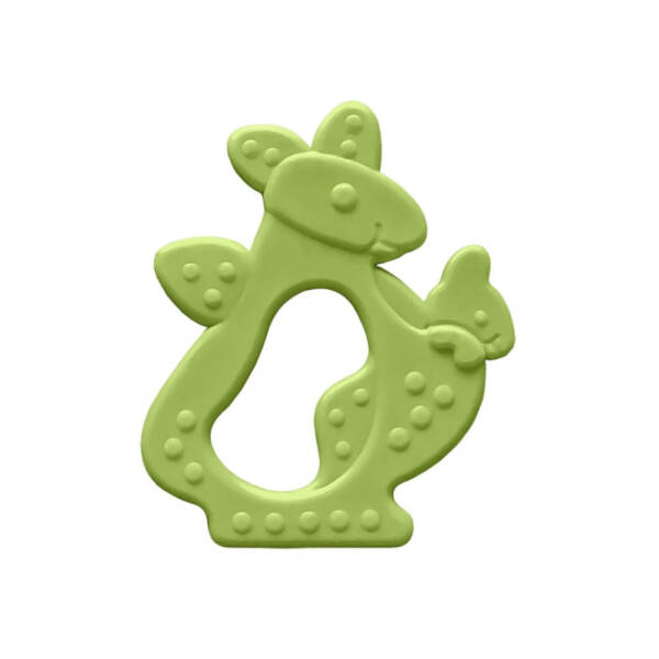 Bambino Kauçuk Yumuşak Diş Kaşıyıcı Yeşil Kanguru - 1