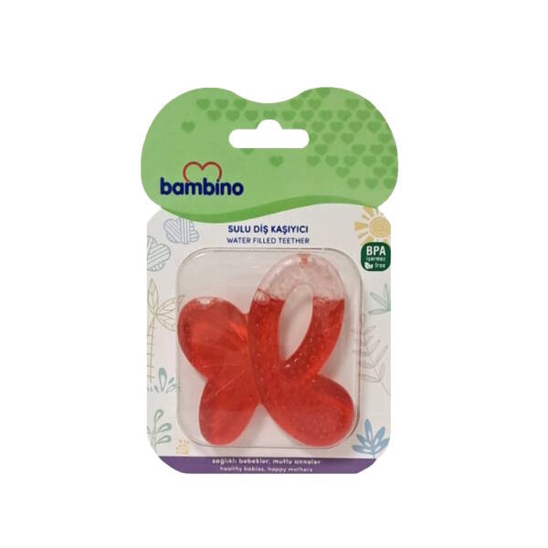 Bambino Sulu Diş Kaşıyıcı Kırmızı Kelebek - 1