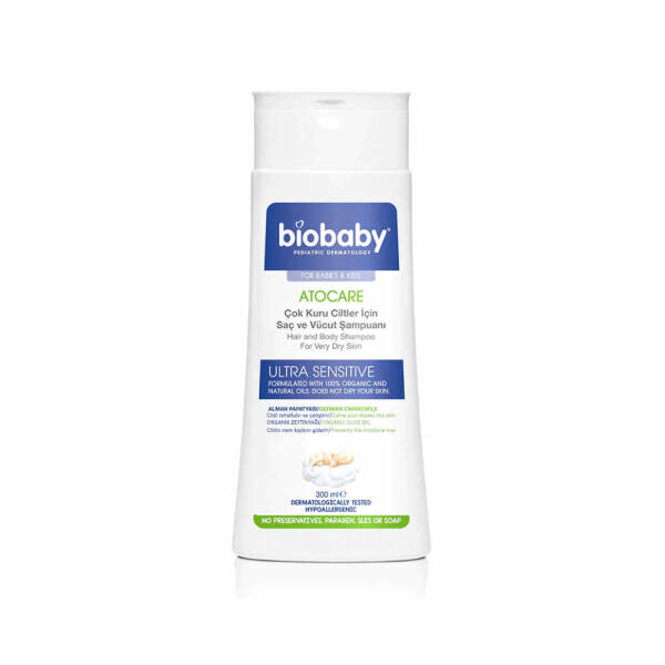 Biobaby Hair And Body Shampoo 300ml - 1