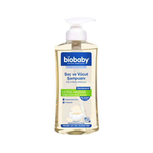 Biobaby Saç ve Vücut Şampuanı 500ml - 1