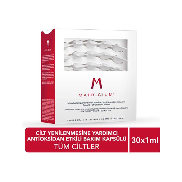 Bioderma Matricium Cilt Yenileyici Bakım Kapsülü 30x1ml - 1