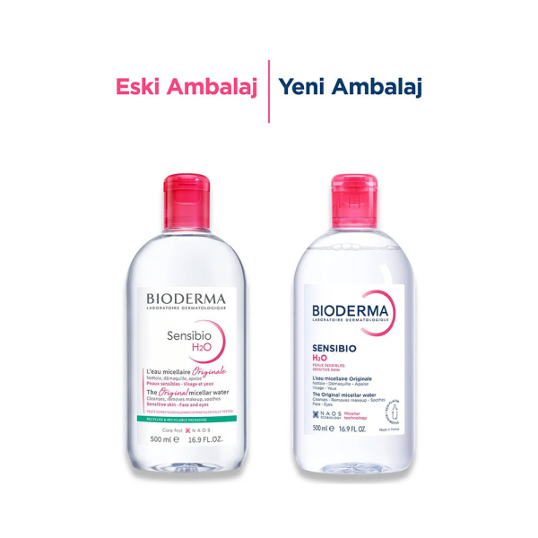 Bioderma Sensibio H2O Micellar Makyaj Temizleme Suyu 500 ml - 3