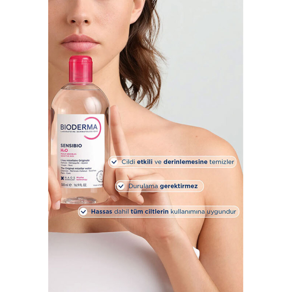Bioderma Sensibio H2O Micellar Makyaj Temizleme Suyu 500 ml - 5