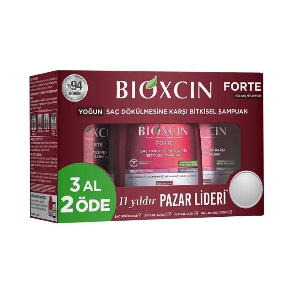 Bioxcin Forte Şampuan 3x300ml - 1