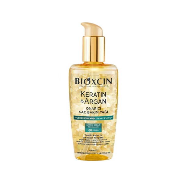 Bioxcin Keratin & Argan Onarıcı Bakım Yağı 150ml - 1