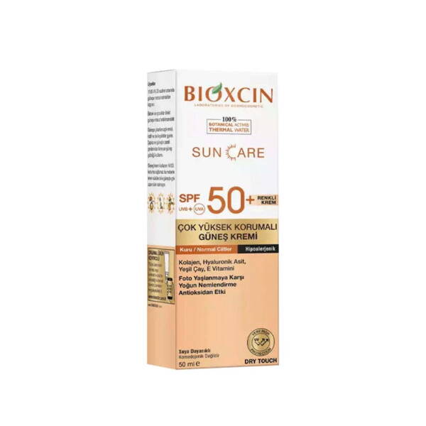 Bioxcin Suncare Kuru/Normal Ciltler İçin Renkli Güneş Kremi SPF50+ 50ml - 1