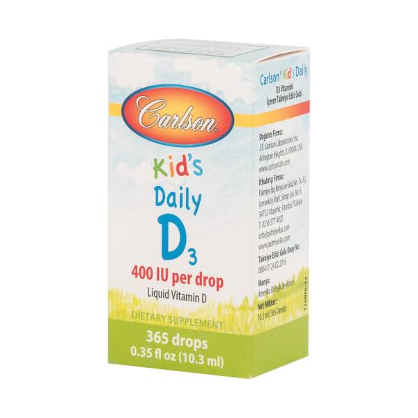 Carlson Kid's Daily D3 400 IU 10.3ml - 1