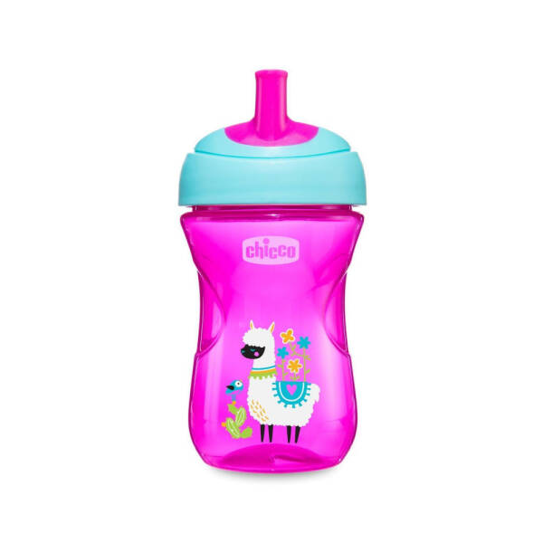 Chicco Advanced Cup İleri Seviye Bardak 266ml 12Ay+ Pembe Lama - 1