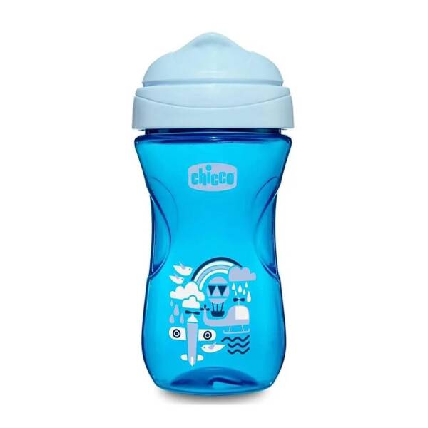 Chicco İleri Seviye Bardak 12 Ay+ Mavi Uçaklı 266ml - 1