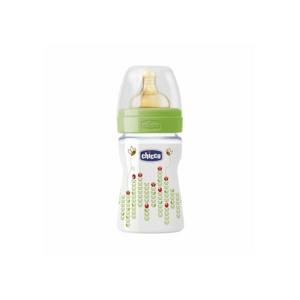 Chicco PP Biberon Unisex Kauçuk Uçlu 150ml 0 Ay+ - 1