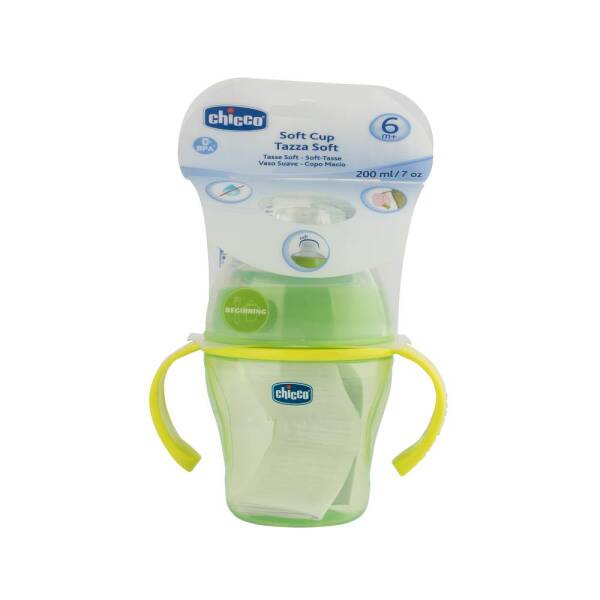 Chicco Yumuşak Bardak Yeşil 200ml 6 Ay+ - 1