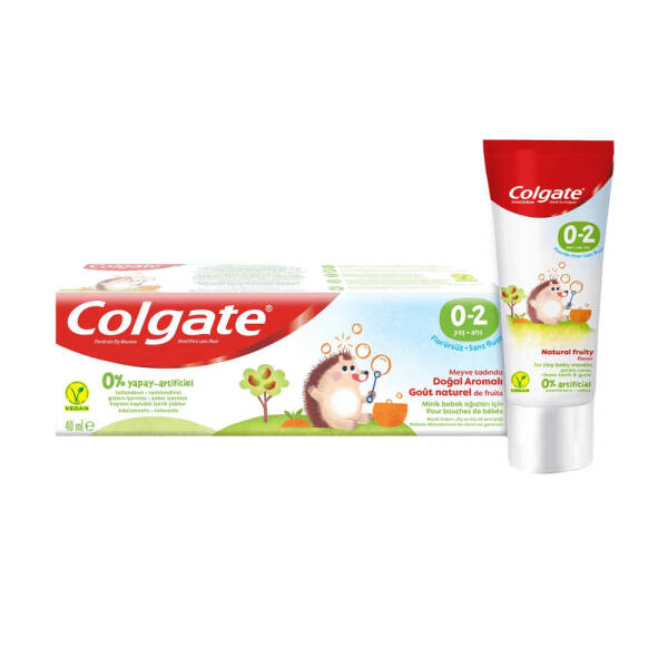 Colgate Meyve Tadında Doğal Aromalı Diş Macunu 40ml 0-2 Yaş - 1