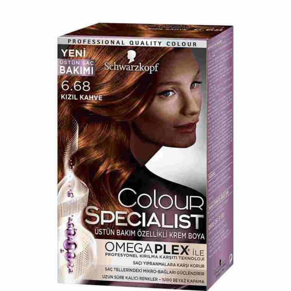 Colour Specialist 6.68 Kızıl Kahve Saç Boyası - 1