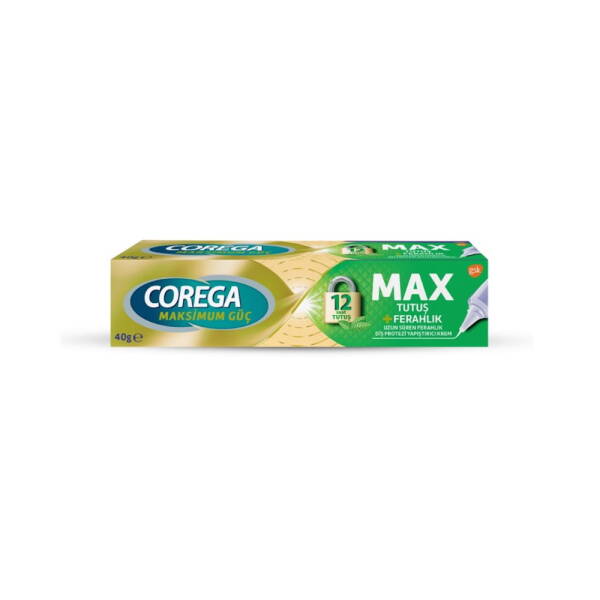 Corega Max Tutuş ve Ferahlık 40g - 1