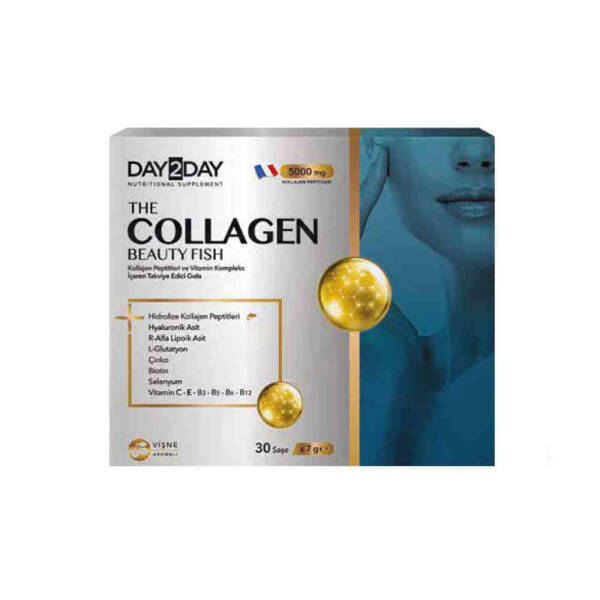 Day2Day The Collagen Beauty Fish 30 Saşe X 7g - 1