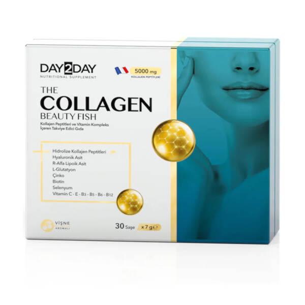Day2Day The Collagen Beauty Fish 7g x 30 Saşe Vişne - 1