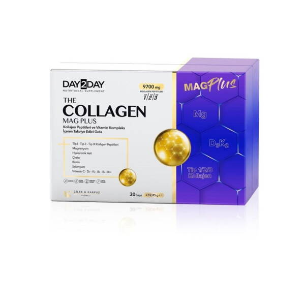 Day2Day The Collagen Mag Plus 12.85g x 30 Saşe Çilek Karpuz Aromalı - 1