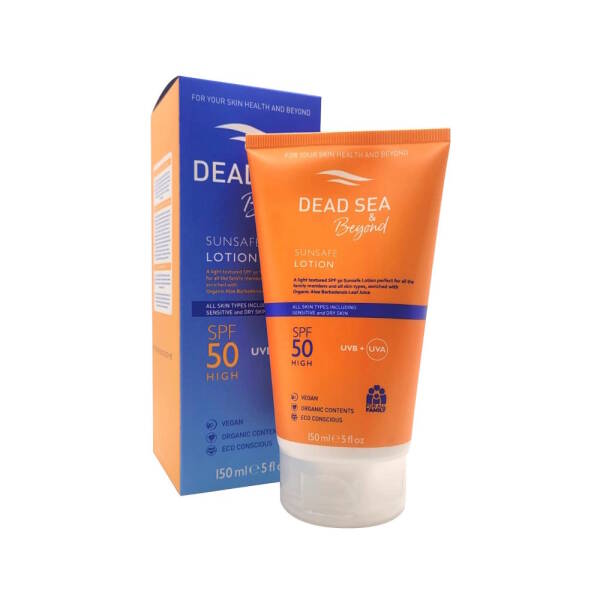 Dead Sea & Beyond Sunsafe Güneş Koruyucu Losyon SPF50 150ml - 1