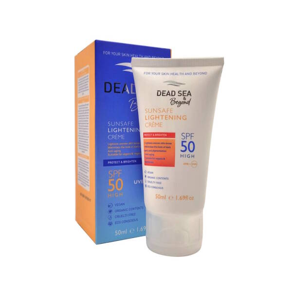 Dead Sea & Beyond Sunsafe Lightening SPF50 Güneş Kremi 50ml - 1