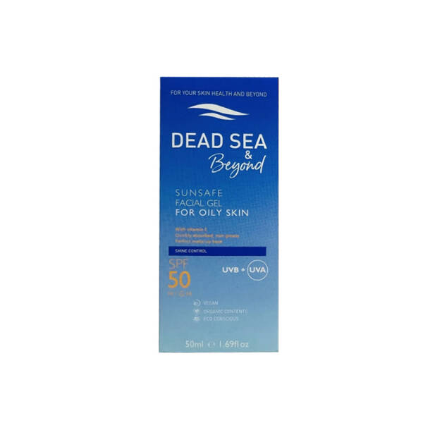 Dead Sea & Beyond Sunsafe Yağlı Ciltler İçin Güneş Koruyucu Krem SPF50 50ml - 1