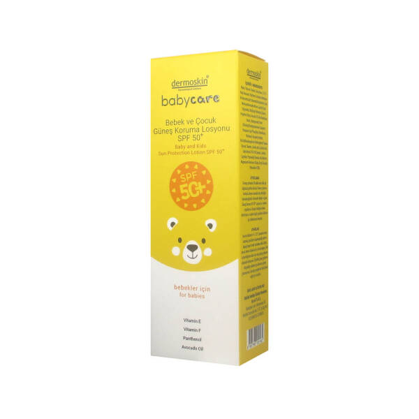 Dermoskin Babycare Bebek ve Çocuk Güneş Koruma Losyonu SPF50+ 100ml - 1