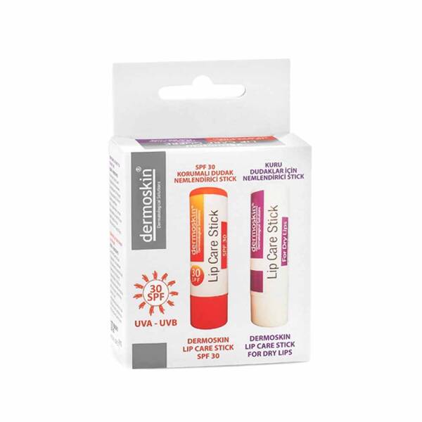 Dermoskin Lip Care Stick 2x3.9g Set - 1