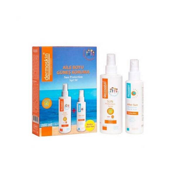 Dermoskin Sun Protection Spray SPF50+ Cream 200ml Kofre - 1