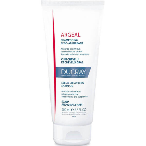 Ducray Argeal Sebum Absorbing Shampoo 200ml - 1
