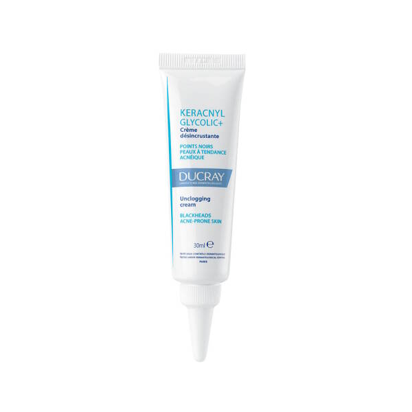 Ducray Keracnyl Glycolic+ Siyah Nokta ve Parlama Karşıtı Bakım Kremi 30ml - 1