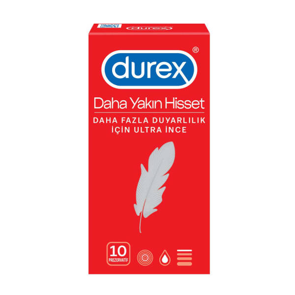 Durex Daha Yakın Hisset Prezervatif 10 Adet - 1