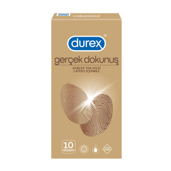 Durex Gerçek Dokunuş Lateks İçermez 10 Adet - 1