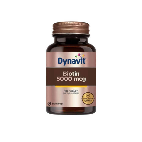 Dynavit Biotin 5000mcg 100 Tablet - 1