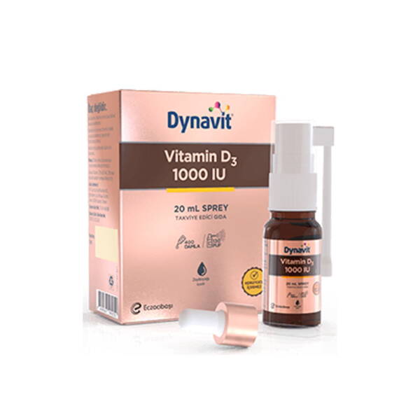 Dynavit Vitamin D3 1000 IU 20ml Sprey - 1