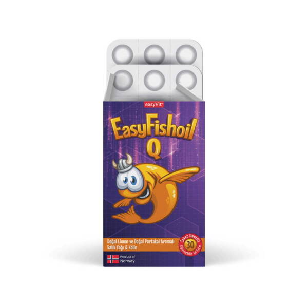 EasyFishoil Q 30 Çiğnenebilir Jel Form - 1