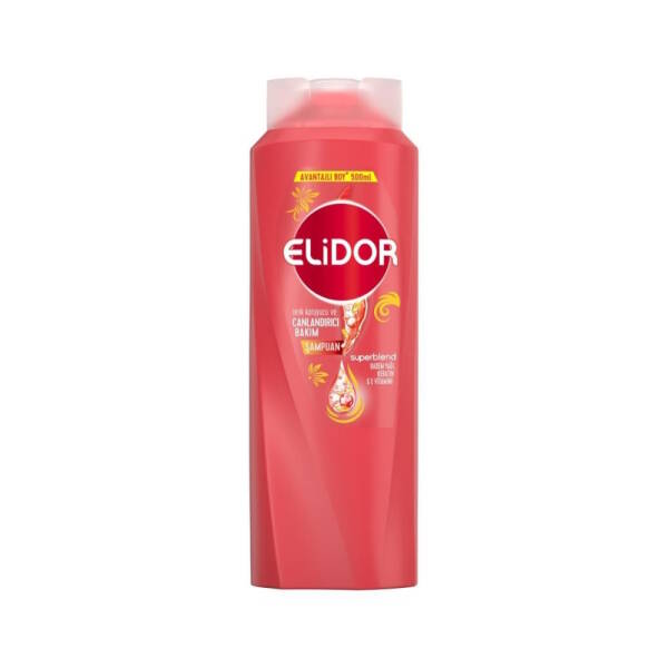 Elidor Renk Koruyucu ve Canlandırıcı Bakım Şampuanı Avantajlı Boy 500ml - 1