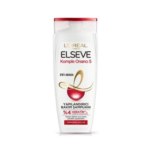 Elseve Komple Onarıcı 5 2 si 1 Arada Yapılandırıcı Bakım Şampuanı 450ml - 1