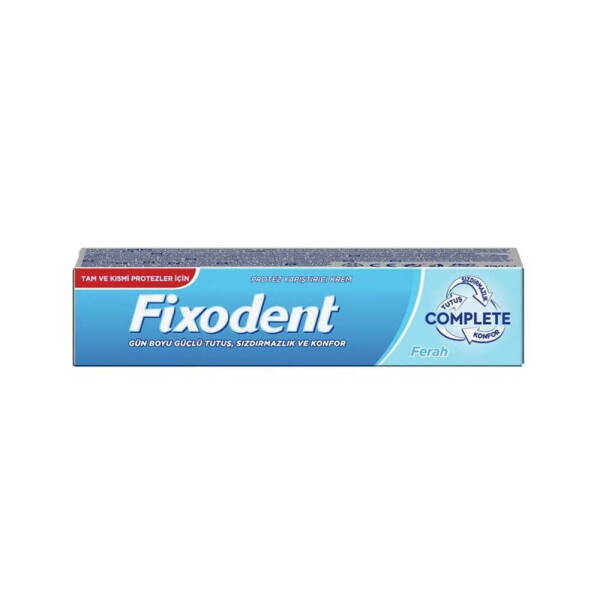 Fixodent Complete Ferah Protez Yapıştırıcı Krem 47g - 1