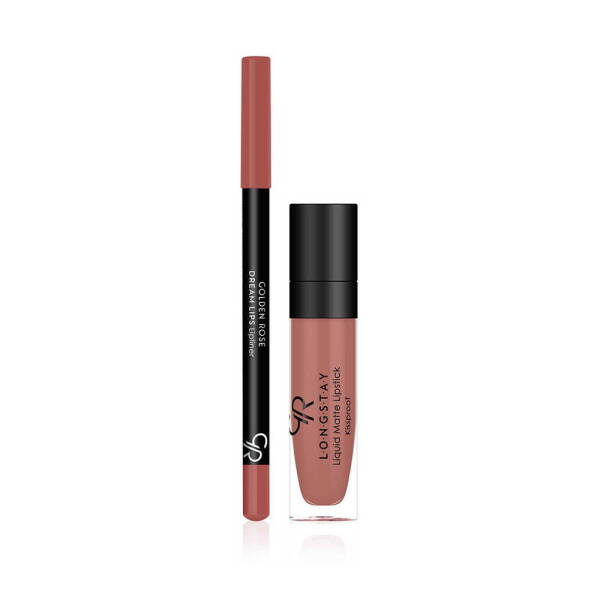 Golden Rose Matte Lipkit Warm Nude - 1