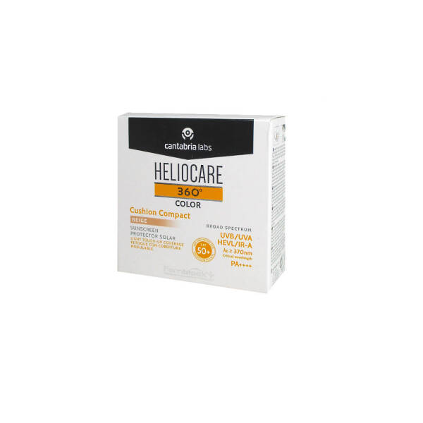 Heliocare 360 Color Cushion Kompakt Fondöten SPF50+ Bej 15g - 1