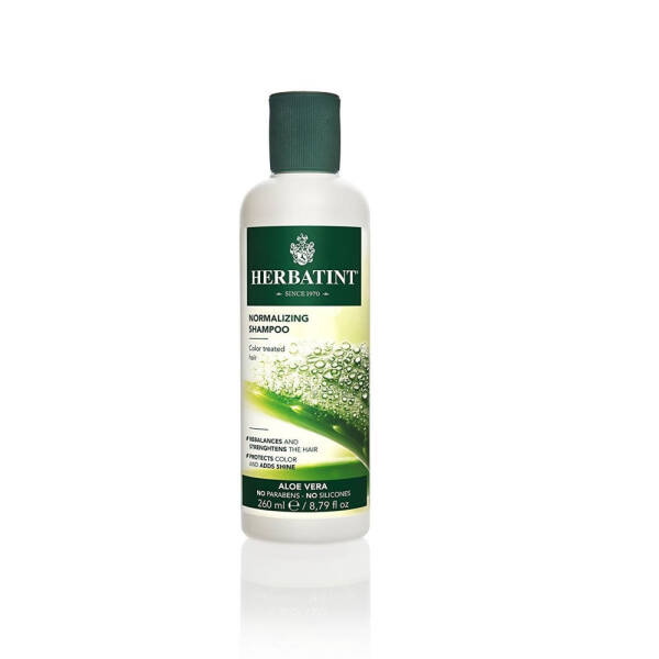 Herbatint Normalisant Boyalı Saçlar İçin Aloe Vera İçeren Şampuan 260ml - 1