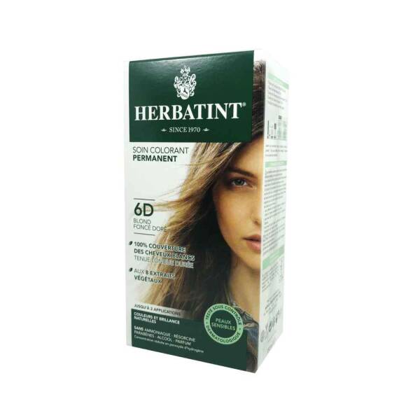 Herbatint Saç Boyası 6D Blond Fonce Dore - Dark Golden Blonde - 1