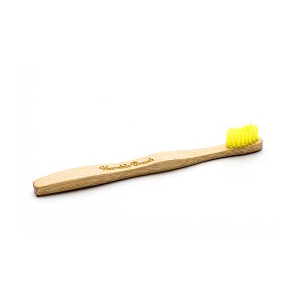 Humble Brush Bambu Diş Fırçası Çocuk Sarı Ultra Yumuşak - 1