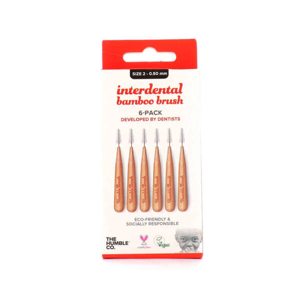 Humble Brush Bambu Arayüz Fırçası 0.50mm 6 Adet Size 2 - 1